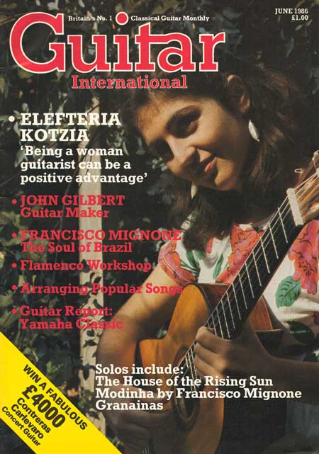 Guitar International Cover June 86