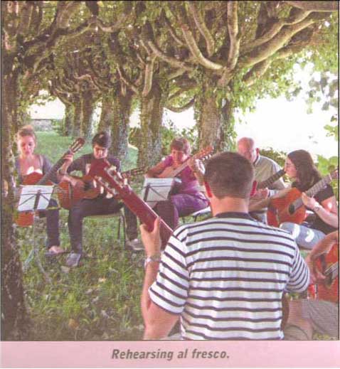 Rehearsing Al Fresco